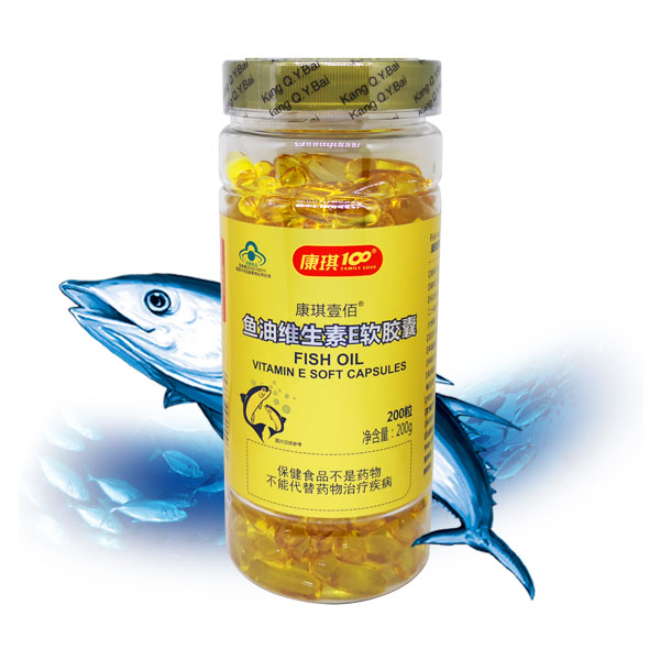 Kangqi Yibai Fish Oil Vitamin E Soft Capsule